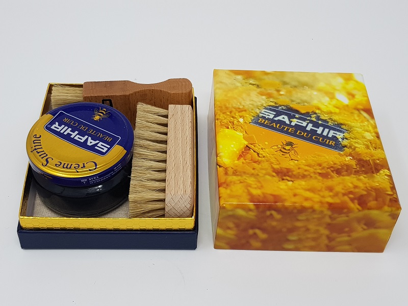 Saphir Wax Box (Gift Box) and Contents